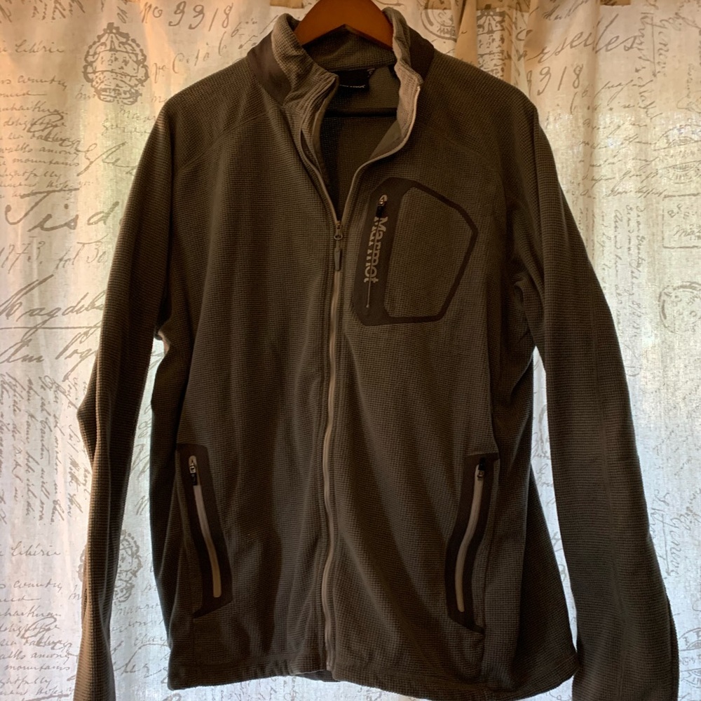 Men’s Marmot sweatshirt - full front zip